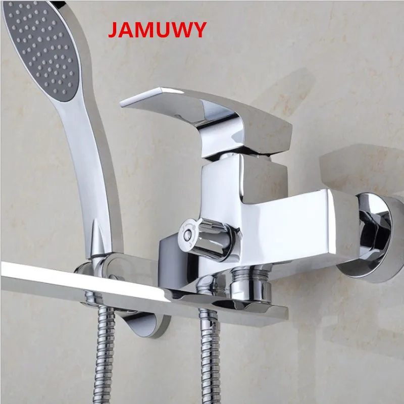 JAMUWY ванная смеситель для душа Ванна системы горячей и холодной меди