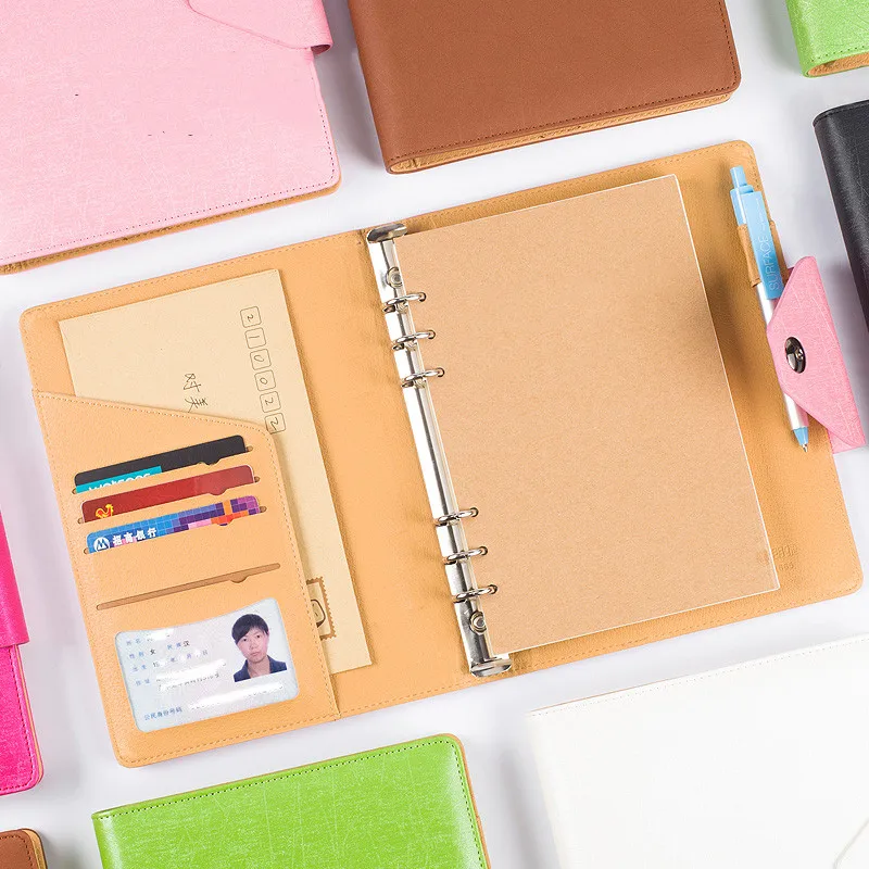 

B5 Leather Creative Business Loose leaf Diary Version Notebook Thickened Tool