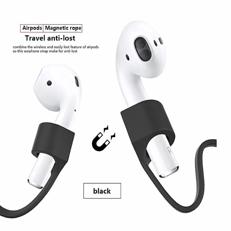 Магнитный ремешок для наушников Apple airpods аксессуары силиконовый кабель |