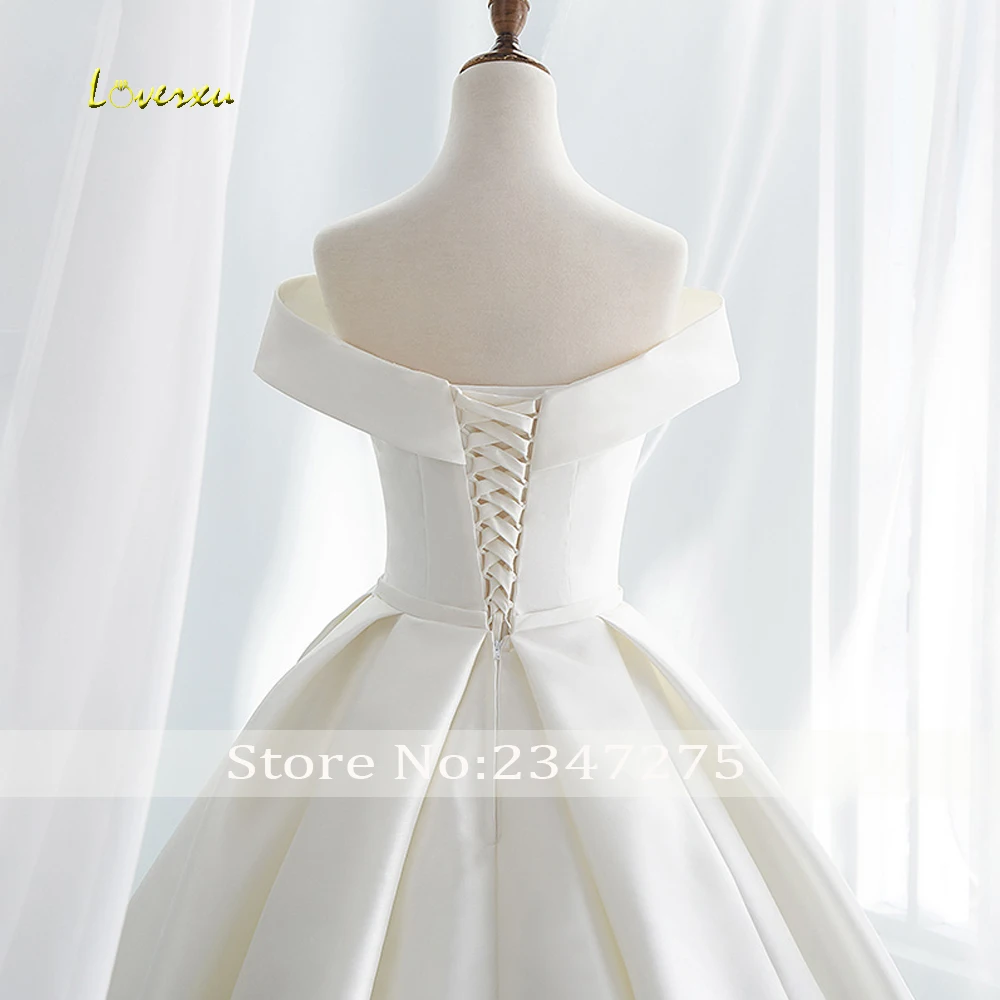 Loverxu свадебное платье Vestido De Noiva сексуальное с вырезом лодочка Винтаж 2021 длинным