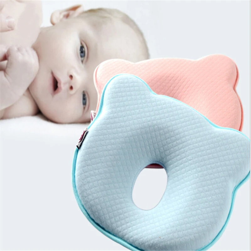 

New Memory Foam Cushion Sleeping Support Protection Pillows Baby Pillow Soft Infant Toddler Sleep Positioner Prevent Flat Head