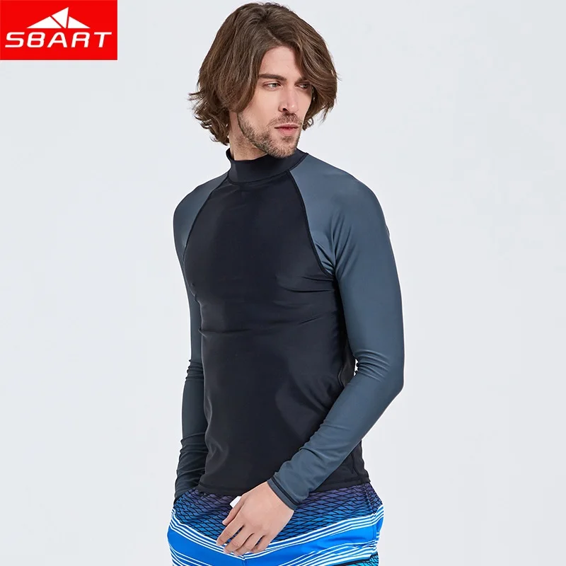 Sbart 2018 мужской спортивный топ с длинными рукавами купальные костюмы одежда для