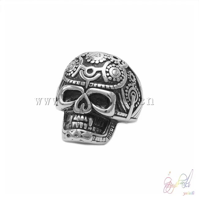 Yulaili модное кольцо с черепом 361L из нержавеющей стали|stainless steel ring|skull ringsteel ring |