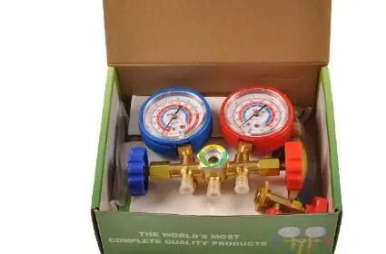 Манометр Freon R134A R410A для кондиционера диагностический измеритель давления