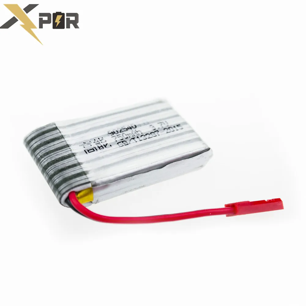 10 шт. MJX X400 батарея 3 7 v 750mah lipo батареи JST разъем для X800 X300C дроны вертолеты на