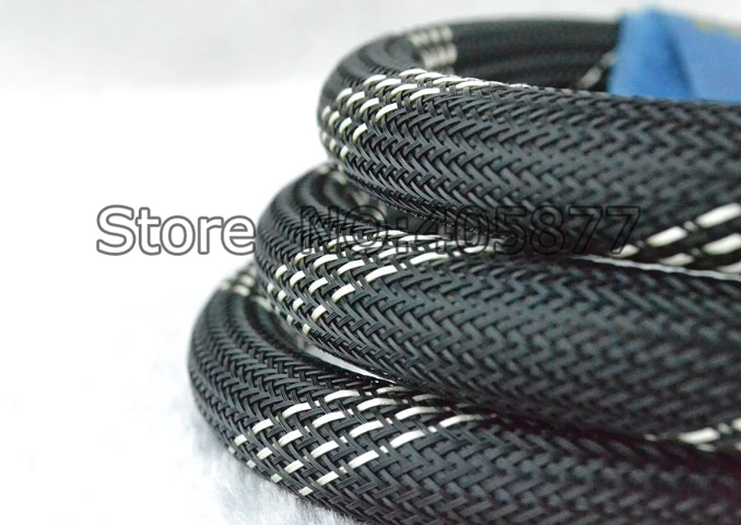 Нейлоновая сетчатая оплетка 16 мм для DIY шнур муфты кабеля трубчатые втулки 10