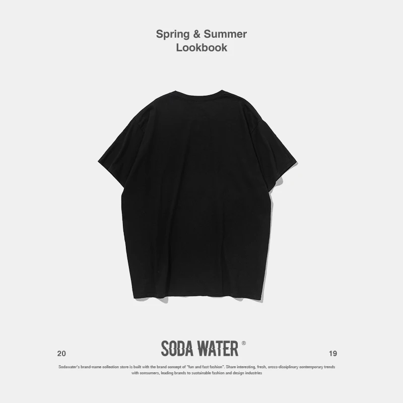 SODA водяная уличная забавная Футболка с принтом в стиле хип-хоп летние футболки из