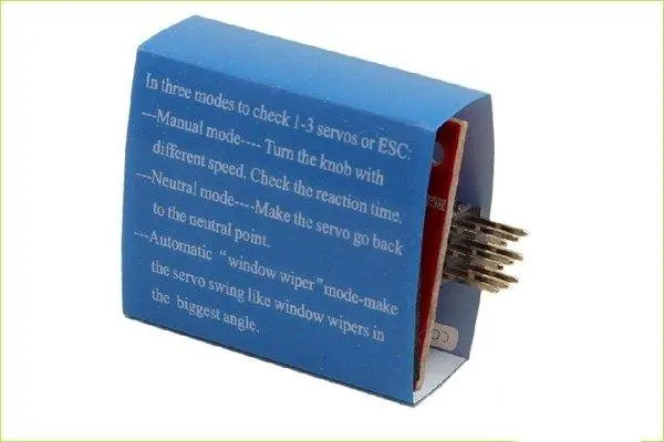 50 шт. оригинальный синий CCPM Servo consistence Master/Servo Автоматический Тестер ESC оптовая