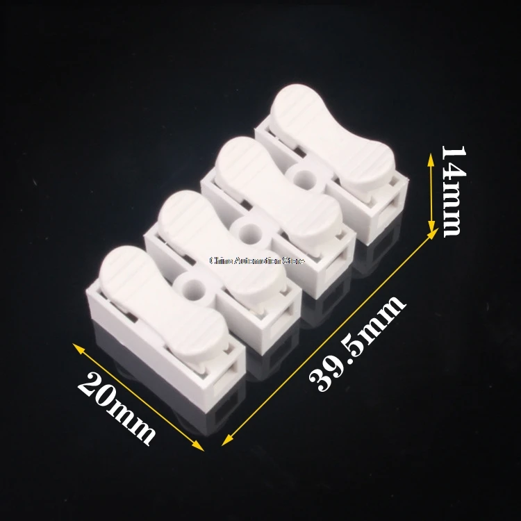 10 шт. пружинная Клеммная колодка 4p|spring connector|easy connectorconnector for led |