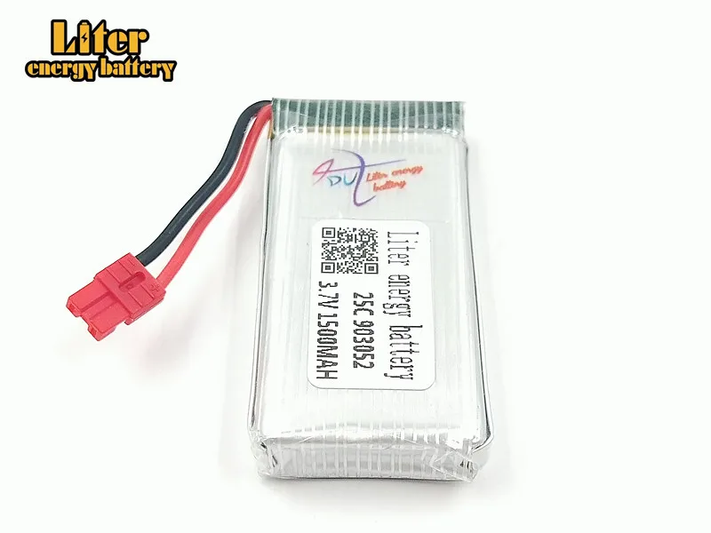 Аккумулятор Lipo 3 7 в 1500 мАч 903052 для квадрокоптера X5HC X5HW запасные части