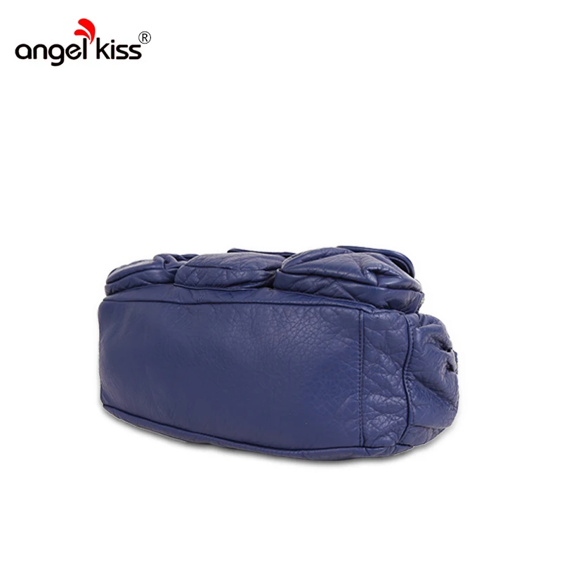 Бренд Angelkiss PU сумочки с эффектом потертости женские сумки на плечо Женская Сумочка для женщин высокого качества через плечо вместительные сумки Feminina
