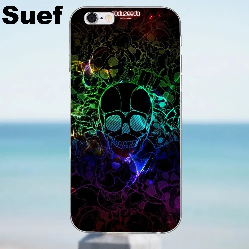Для iPhone X 4 4S 5 5S 5C SE 6 6S 7 8 Plus Samsung Galaxy A3 A5 J1 J3 J5 J7 2016 2017 TPU Cute Skin Joker Skull And Deadpool | Мобильные