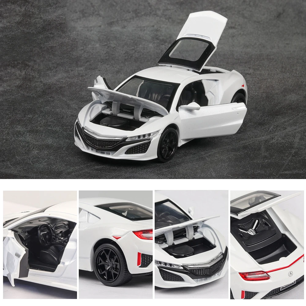 1:32 Acura nsx музыкальная с подсветкой машина литые игрушечные машинки модель