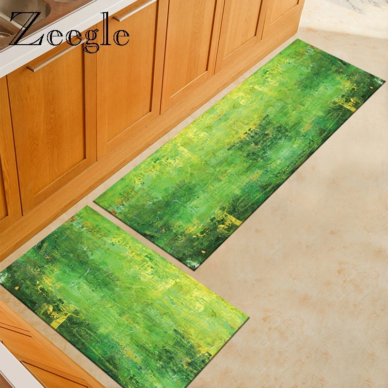 Zeegle кухонный ковер для детей спальни нескользящий коврик пола гостиной ковры