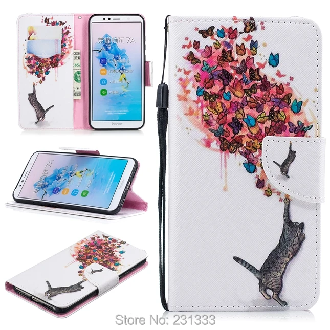 Luxury Cartoon Wallet Leather Case For Sony Xperia L1 XZ1 XA2 XA1 HTC U11 M9 M10 Ultra ID Card TPU Stand Lion Cat Cover 100pcs | Мобильные