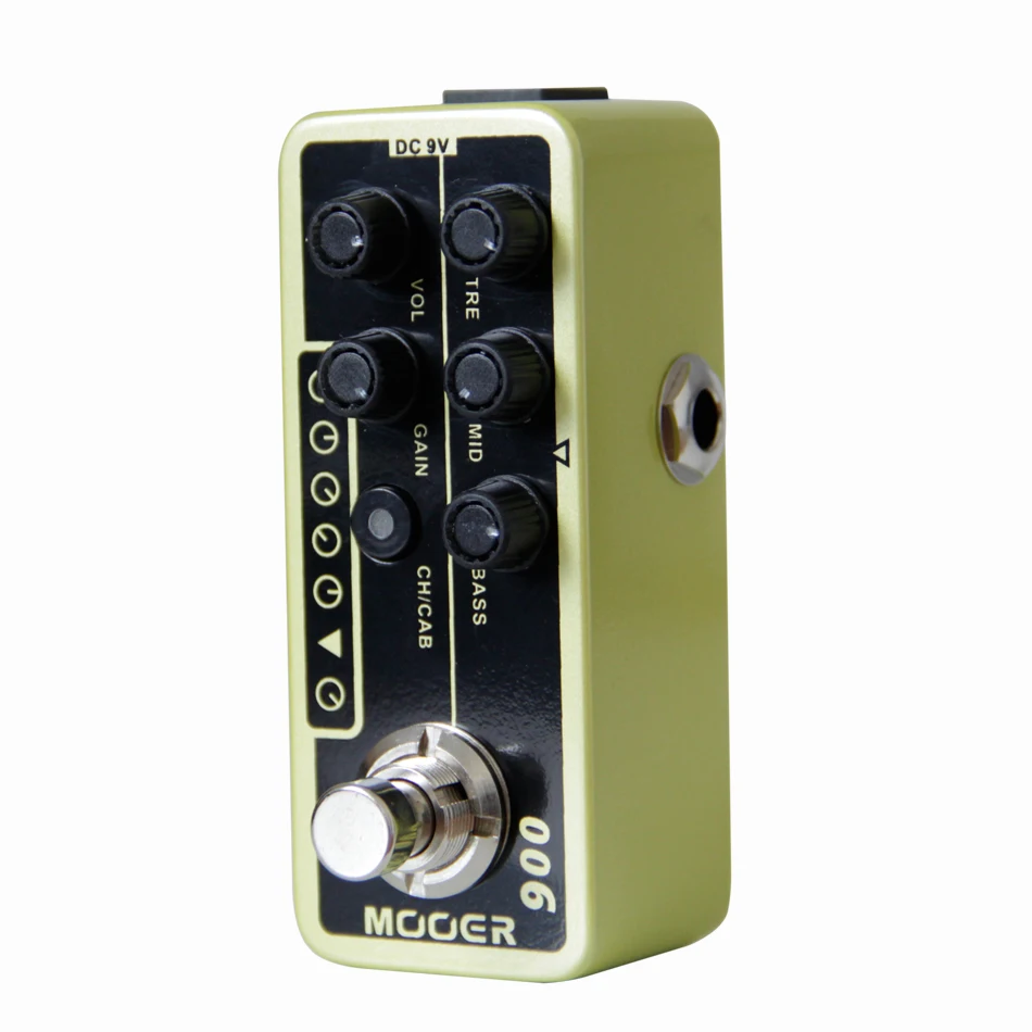 Mooer M006 US классический Роскошная электрогитара Педальный динамик с эффектами