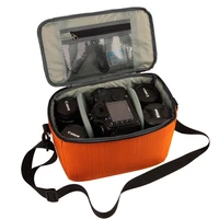 careell c333 universal dslr case liner soft shockproof slr camera bag insert padded camera digitial inner folding divider case