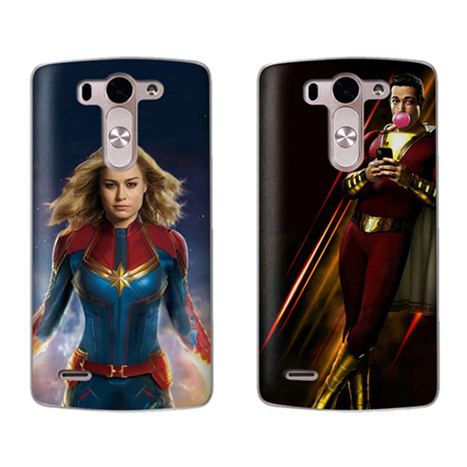 Case For LG G6 G4 G5 Q8 Q6 K8 K7 K10 2017 X Power 2 Cat Captain Marvel iron Man America Phone Cases Coque Fundas Etui |