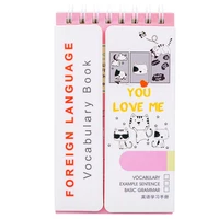 vocabulary notebook cartoon english word coil book hand memo book portable notebook word diary notepad stationery kids gift