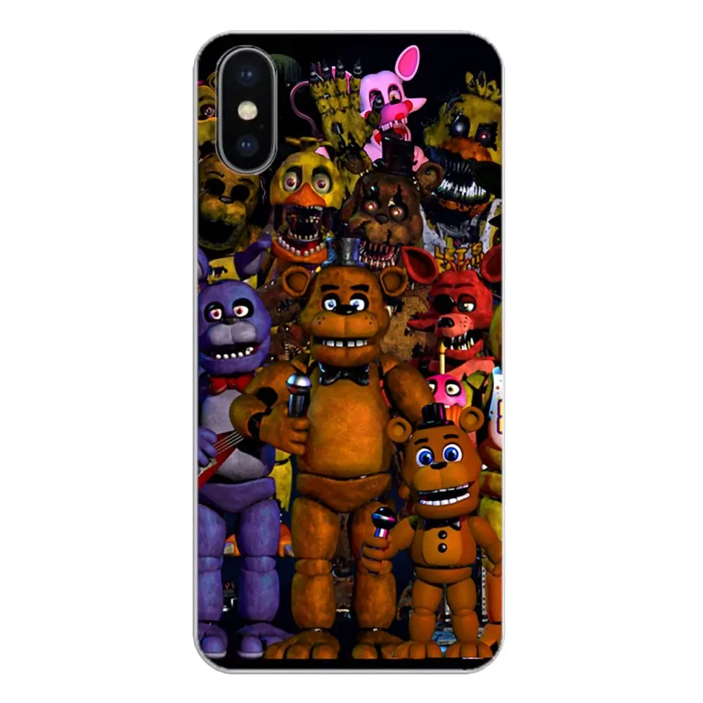 Five Nights At Freddy pizzeria Art Poster For iPod Touch iPhone 4 4S 5 5S 5C SE 6 6S 7 8 X XR XS Plus MAX Soft Transparent Cover |