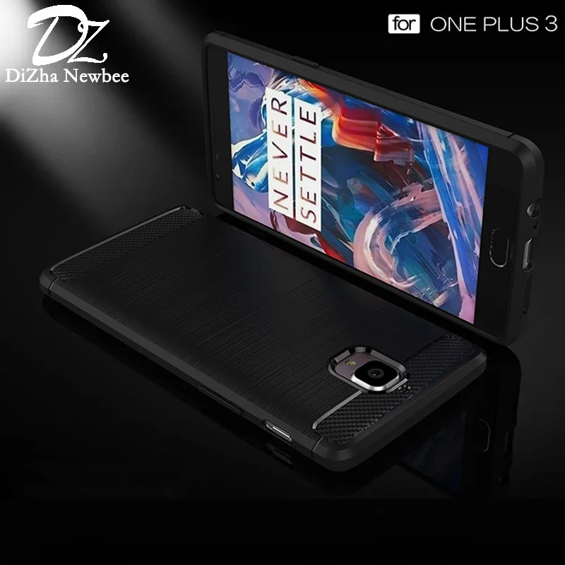 Dizha Newbee для Oneplus 3 чехол из углеродного волокна и ТПУ Защита окружающей среды