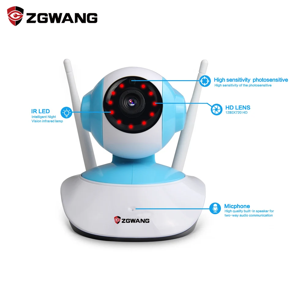 Zgwang 720 P мини IP Камера Wi-Fi Беспроводной Камеры Скрытого видеонаблюдения P2P Ночное
