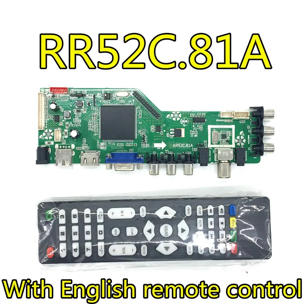 

RR52C.81A DVB-T2/DVB-T/DVB-C LCD LED TV Controller Driver Board work