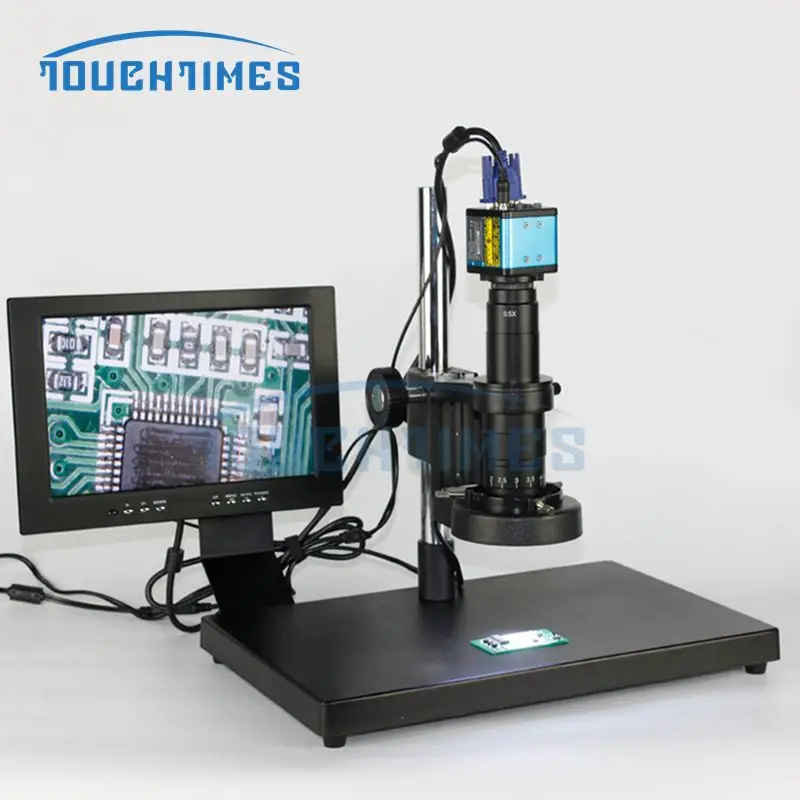 

Цифровой микроскоп 10X-180X, электронные HD-видео микроскопы, USB эндоскоп, увеличительная камера с 10-дюймовым дисплеем