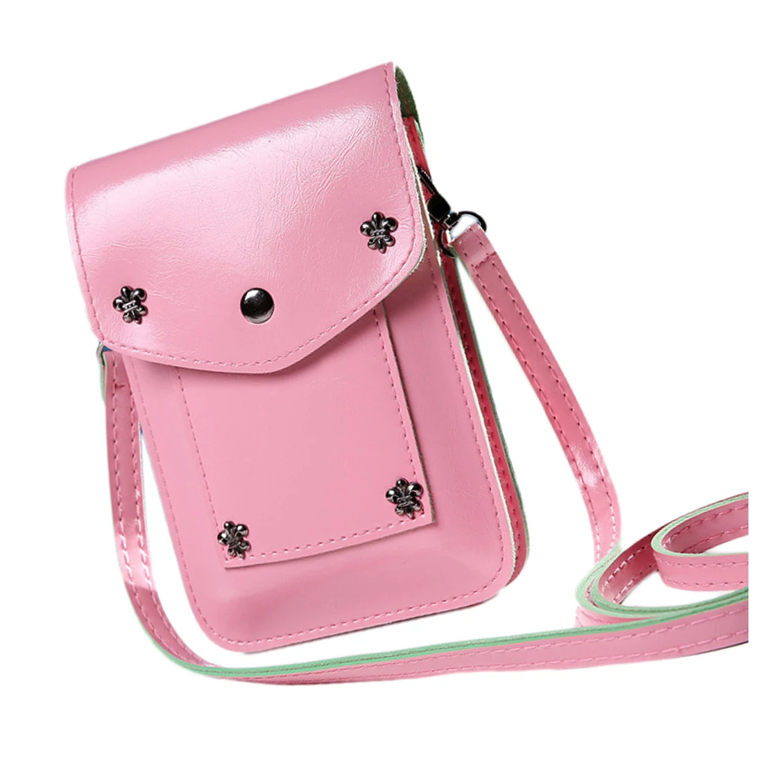 Девушка Сумки пять небольших Заклёпки Для женщин плечо сумка handbagpink | Багаж и