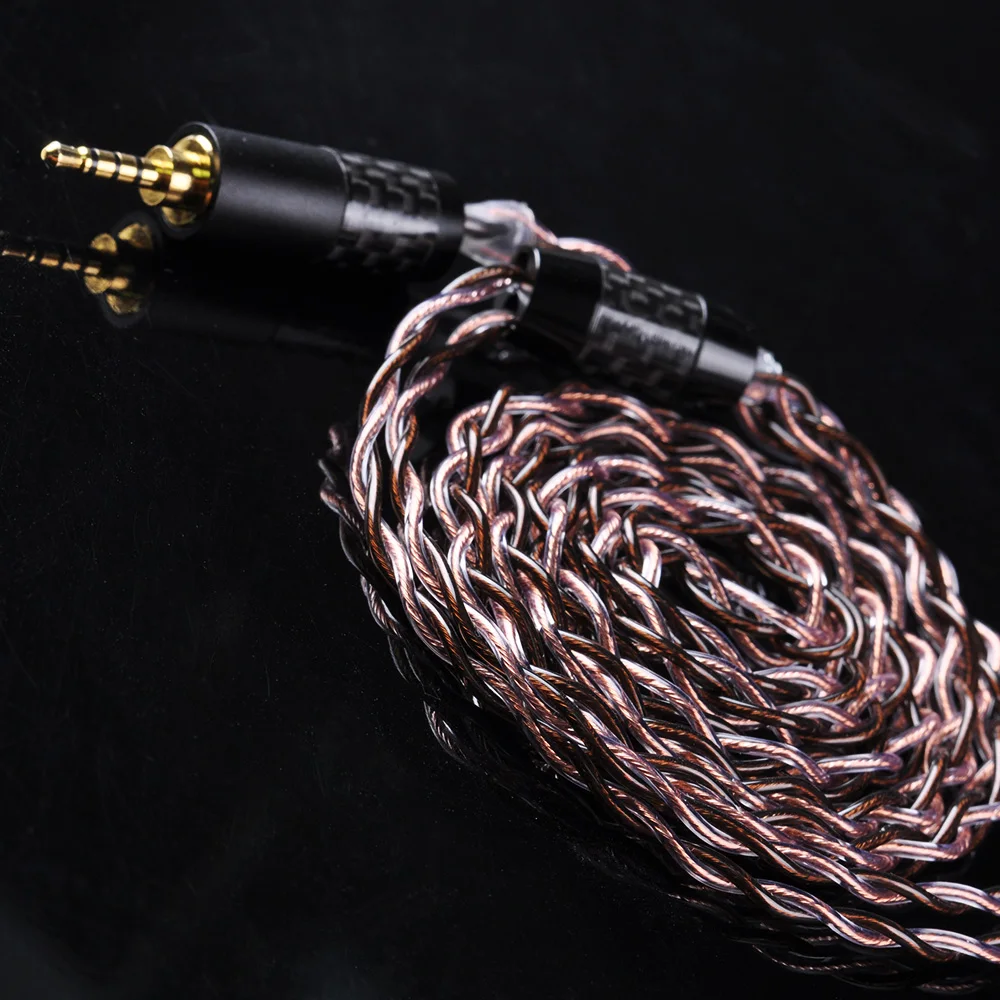 UPOCC NEOTECH 26AWG 7N однокристальный медный кабель 2 5/3 5/4 4 мм сбалансированный с MMCX/2