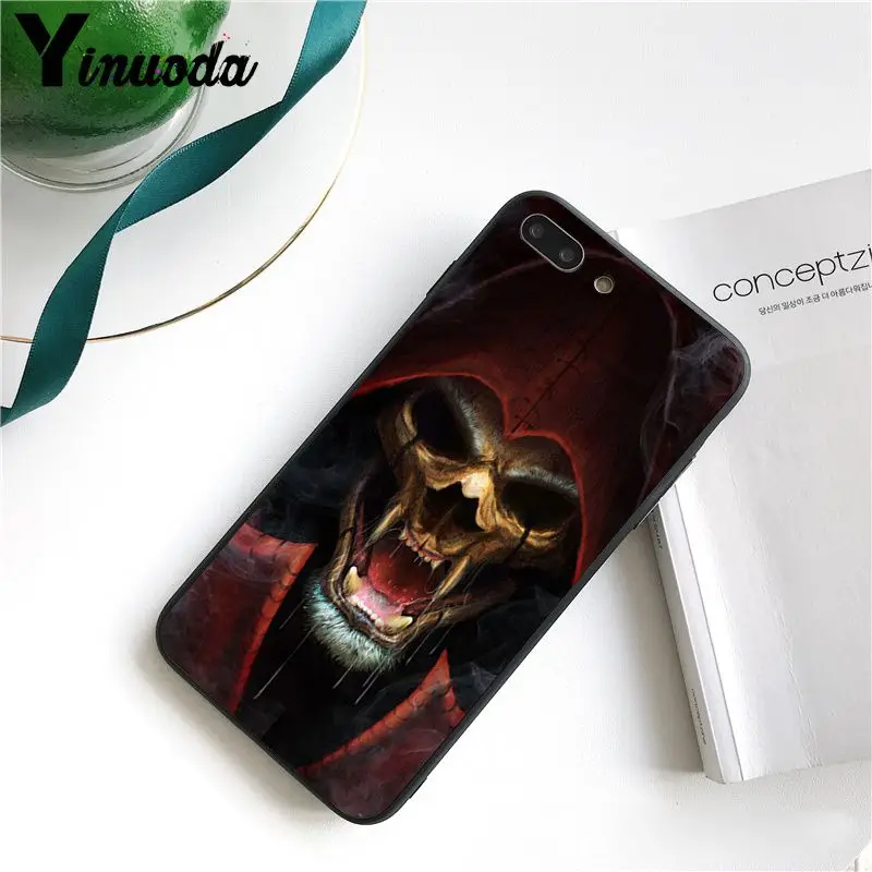 Чехол Grim Reaper Skull Skeleton для iphone 12 11 Pro Max 5 5Sx 6 7 8plus X XS MAX XR | Мобильные телефоны и