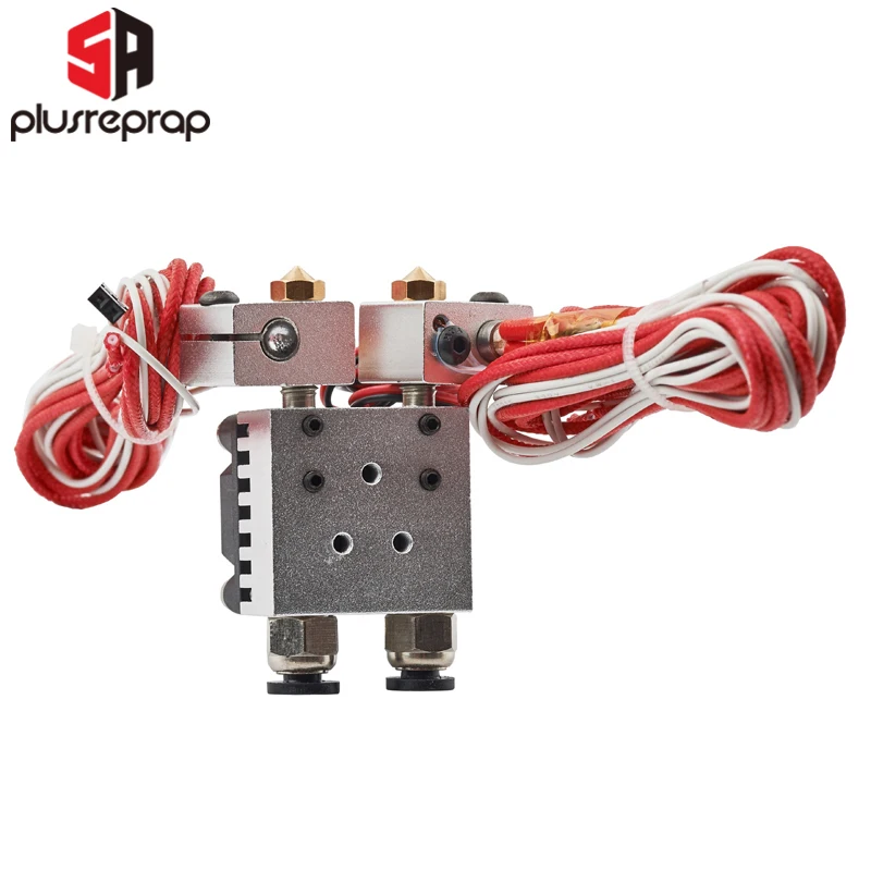 Экструдер Chimera V6 Dual Head Remote Bowden HotEnd с охлаждающим вентилятором 2 в Out