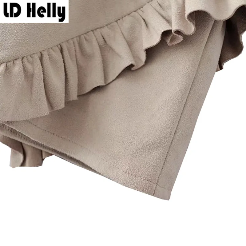 LD Helly Summer Women Sweet Ruffles Floral Embroidery Suede Short Blouse O-Neck Sleeveless Crop Tops Female Shirt Blusas Mujer |