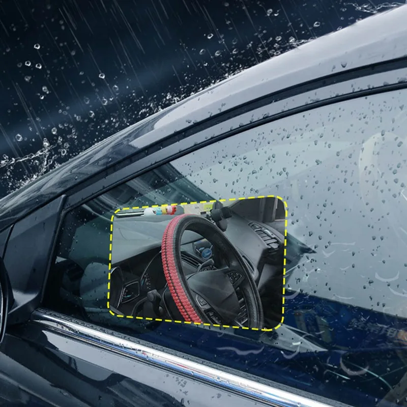 Car Rearview Mirror Glass Film Waterproof Anti-Fog Rain-Proof Window Membrane