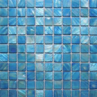 Blue mother of pearl mosaic tile for home decoration backsplash and bathroom wall tile AL089 2 square meters/lot