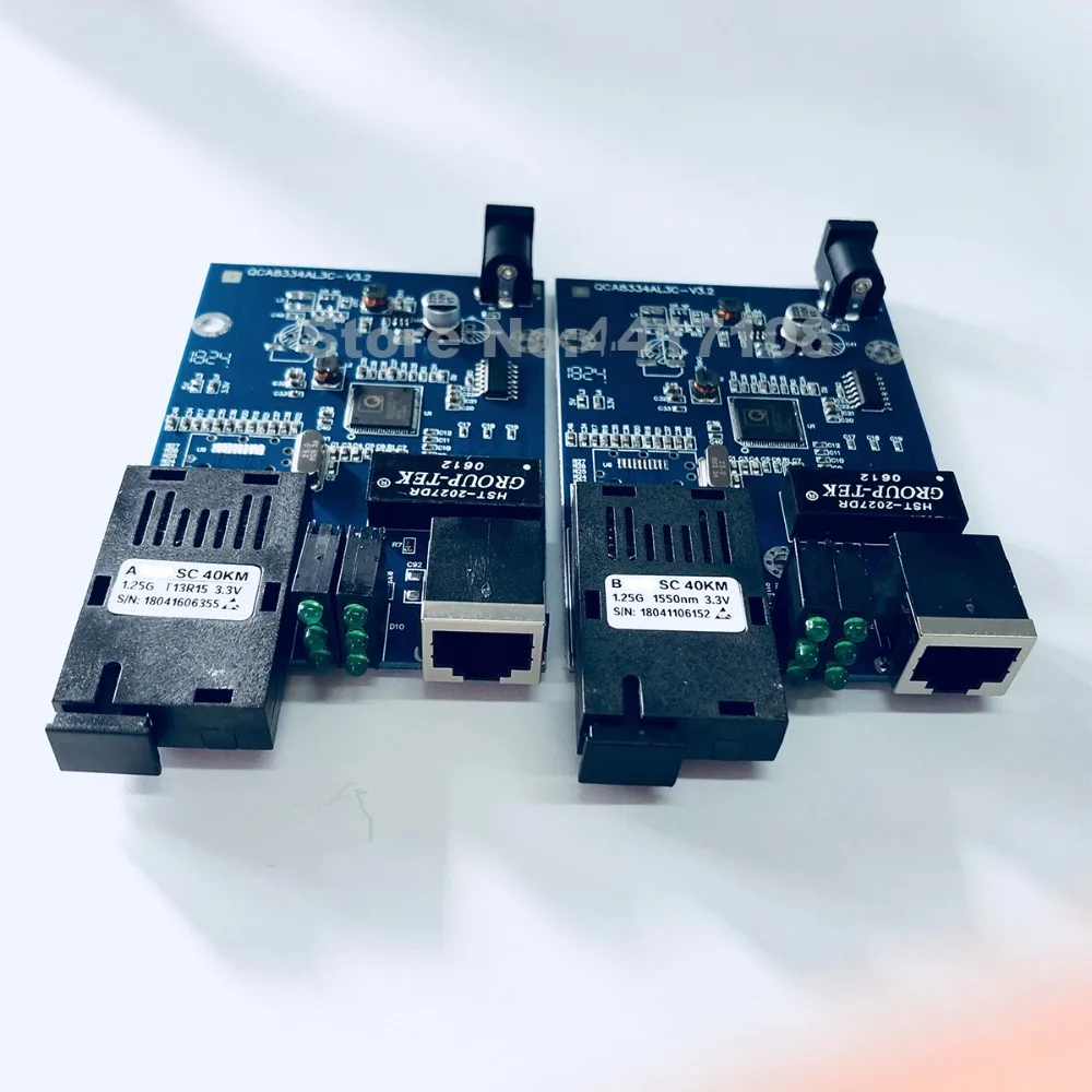 FTTH 1 пара гигабитный волоконно-оптический медиаконвертер 10/100/1000 Мбит/с