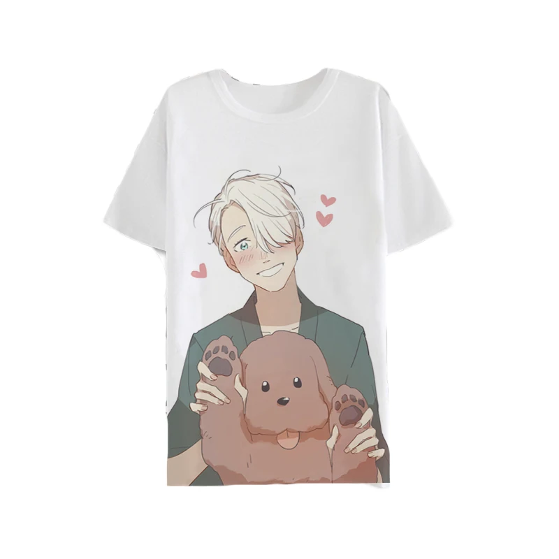 Rolecos аниме Юрий! On Ice косплей костюм рубашки Виктор Никифоров Юрий плисецкий Yuuri