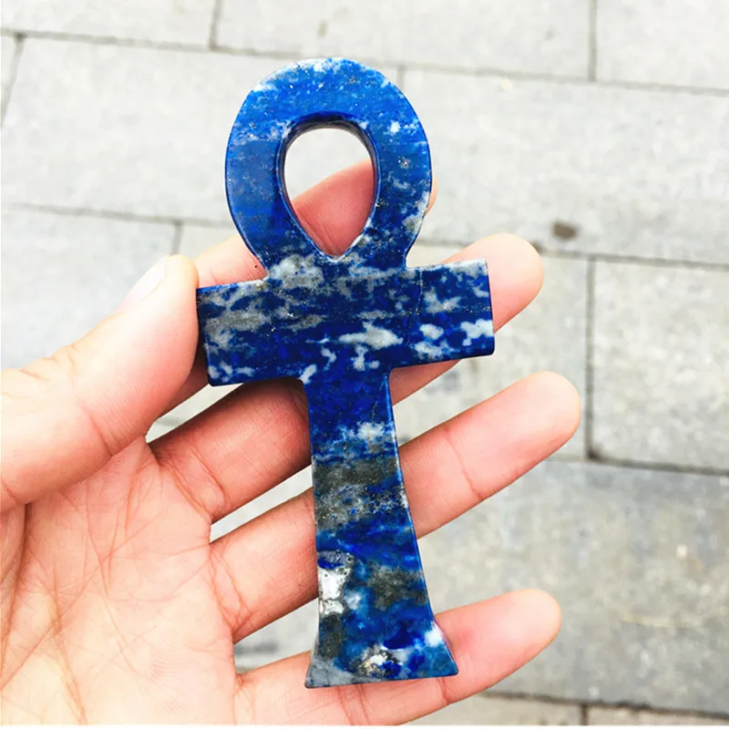 

New products natural crystal lapis lachrymose stone women's symbolic point healing reiki Christmas home decoration gifts