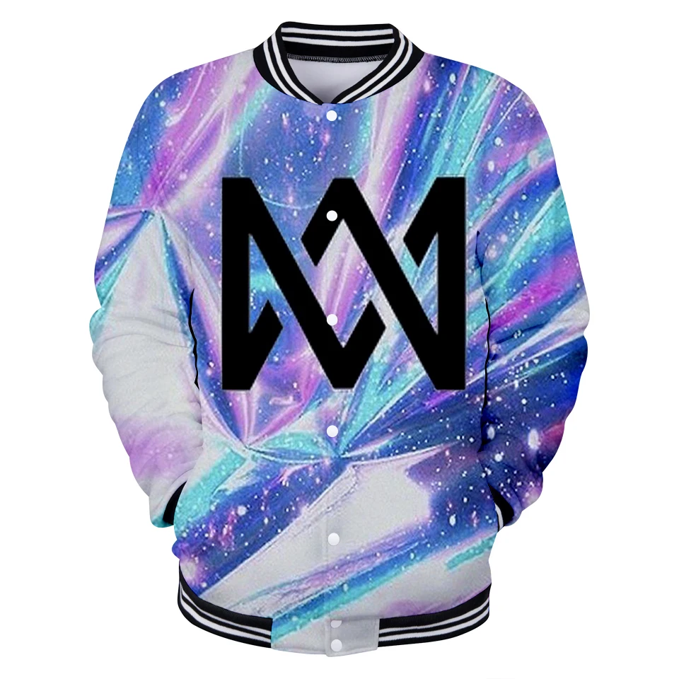 

2019 3D Jacket singer Marcus & Martinus Colleage Clothes Women Hoodies Sweatshirts Fashion Moleton Feminino Marcus Bomber Jacket