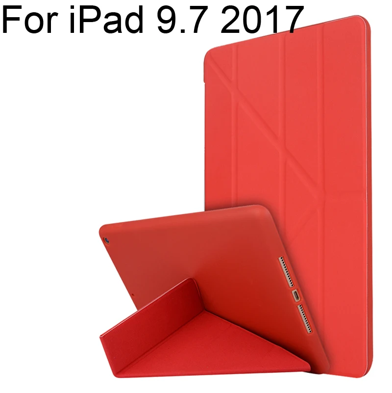 Силиконовый мягкий умный чехол с защитой от падения для iPad 9 7 дюйма 2017 защитный
