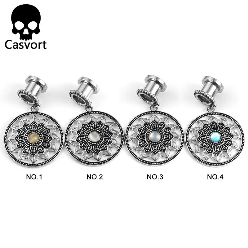 Casvort 2 шт. Новые висячие ушные вкладыши для пирсинга ювелирные изделия из