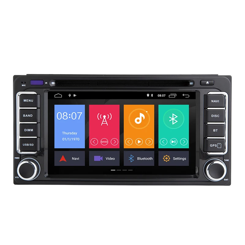 Android 8 1 четырехъядерный автомобильный стерео радио dvd плеер для Toyota Corolla RAV4 VIos Hilux