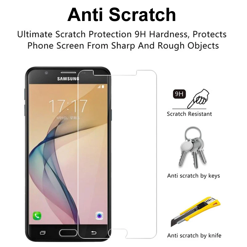 2PCS Protective glass on the for samsung galaxy j2 prime j3 j5 j7 pro j 2 5 7 2j sansung tempered gelaksi screenprotector
