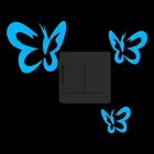 Бабочки, летающие элементы, наклейка с переключателем, мультяшная Летающая бабочка, детская спальня, украшение для дома сделай сам