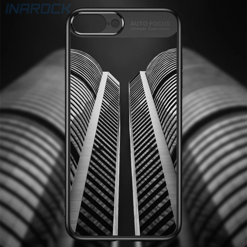 Inarock Прозрачный мягкий силиконовый высокая прозрачность чехол для iPhone X Чехол