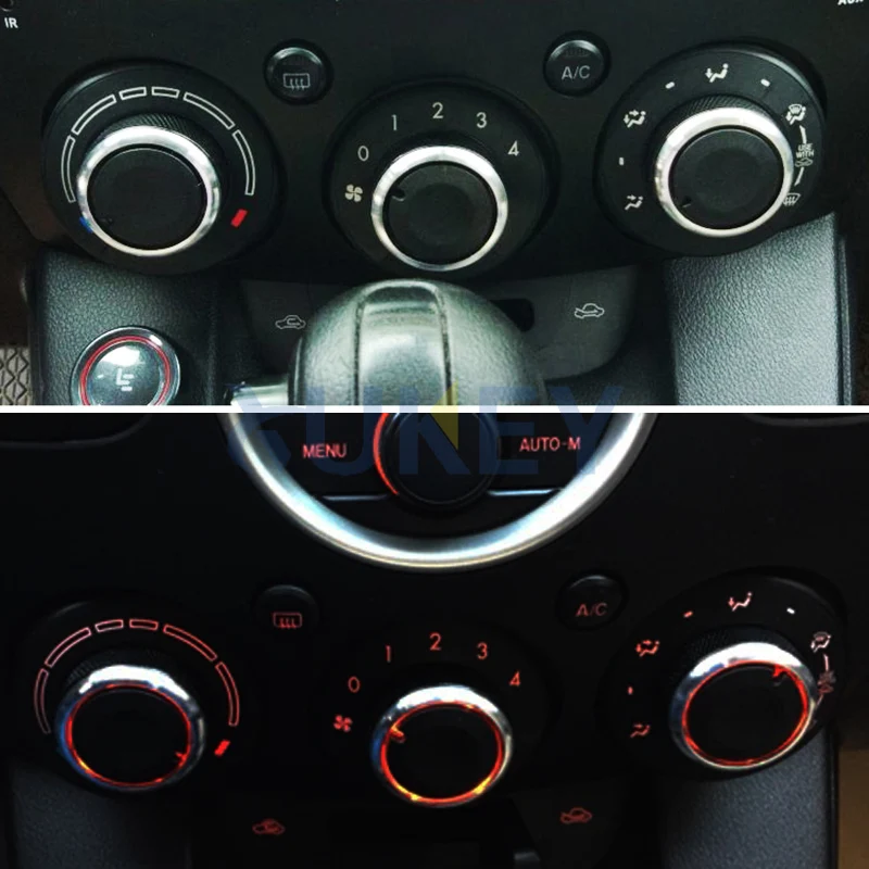 Ручка переключателя для Mazda 2 M2 Demio 2007 2014 ручки нагревателя кнопки регулировки