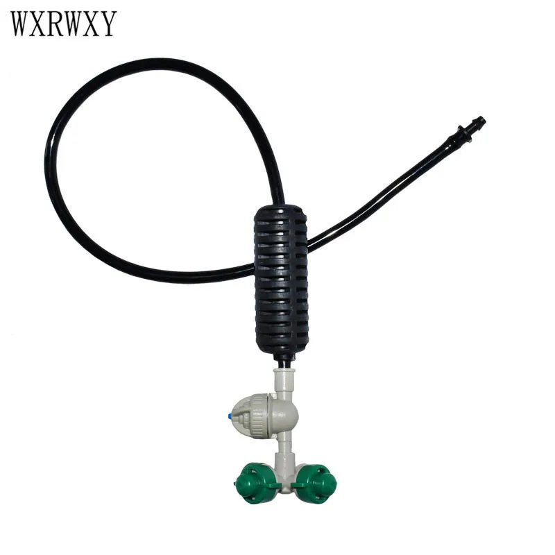 

wxrwxy Cross Atomizing nozzle water sprayer anti drip misting nozzle pot plant watering drip irrigation for greenhouse 5set
