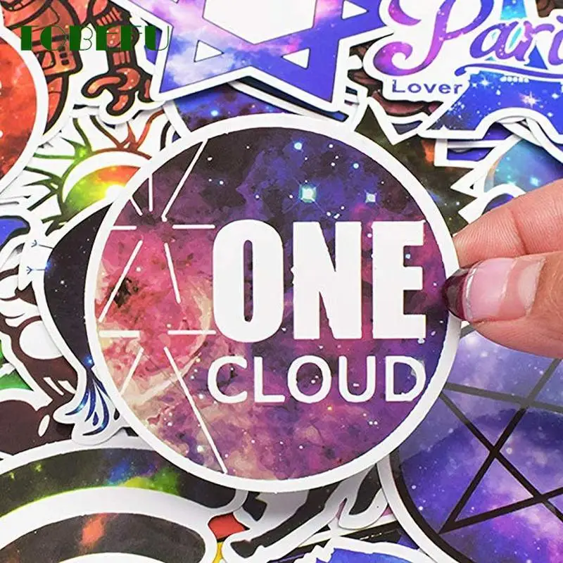 50 шт Смешанные галактические наклейки звезды мечта аниме мультфильм стикер s для