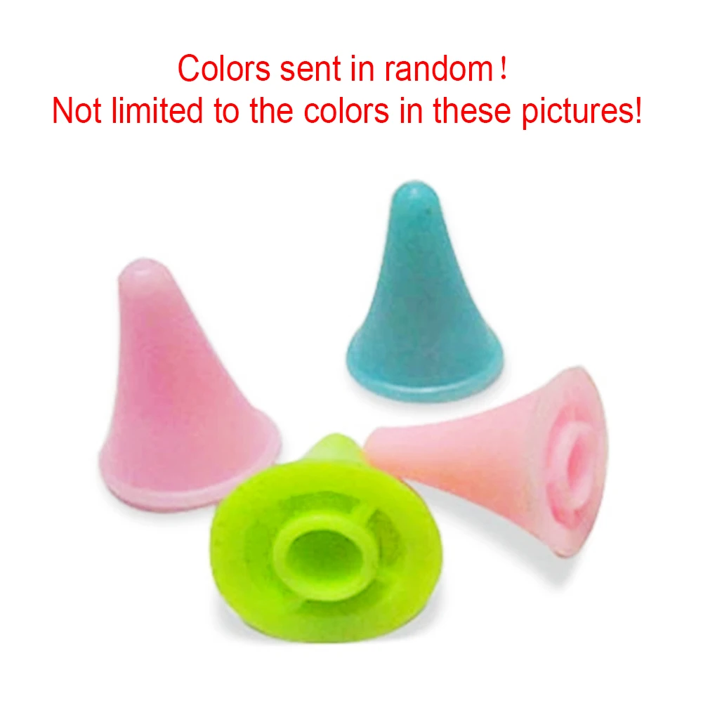 10Pcs Cone shaped Knit Needles Point Protectors Knitting Soft Stoppers for US size 8-10 DIY costume Sewing accessories | Дом и сад