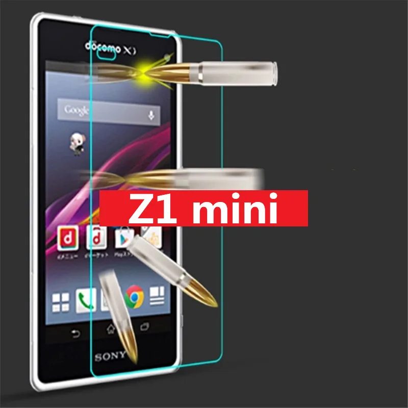 Закаленное стекло для sony Xperia Z1 mini compact D5503 M51w 4 3-дюймовый защитный экран смартфона